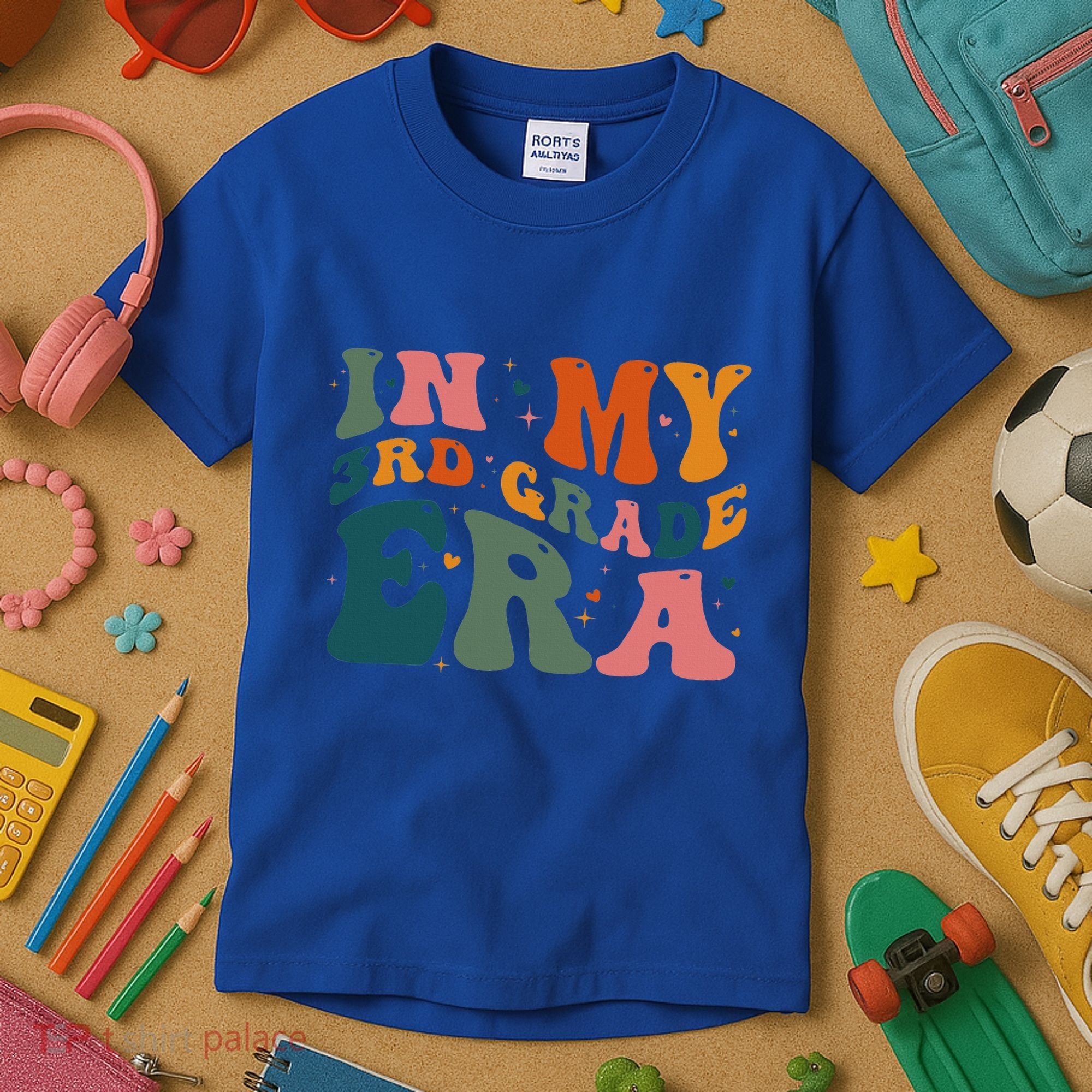 In My Third Grade Era In My 3rd Grade Era Teacher Student Kids T-Shirt