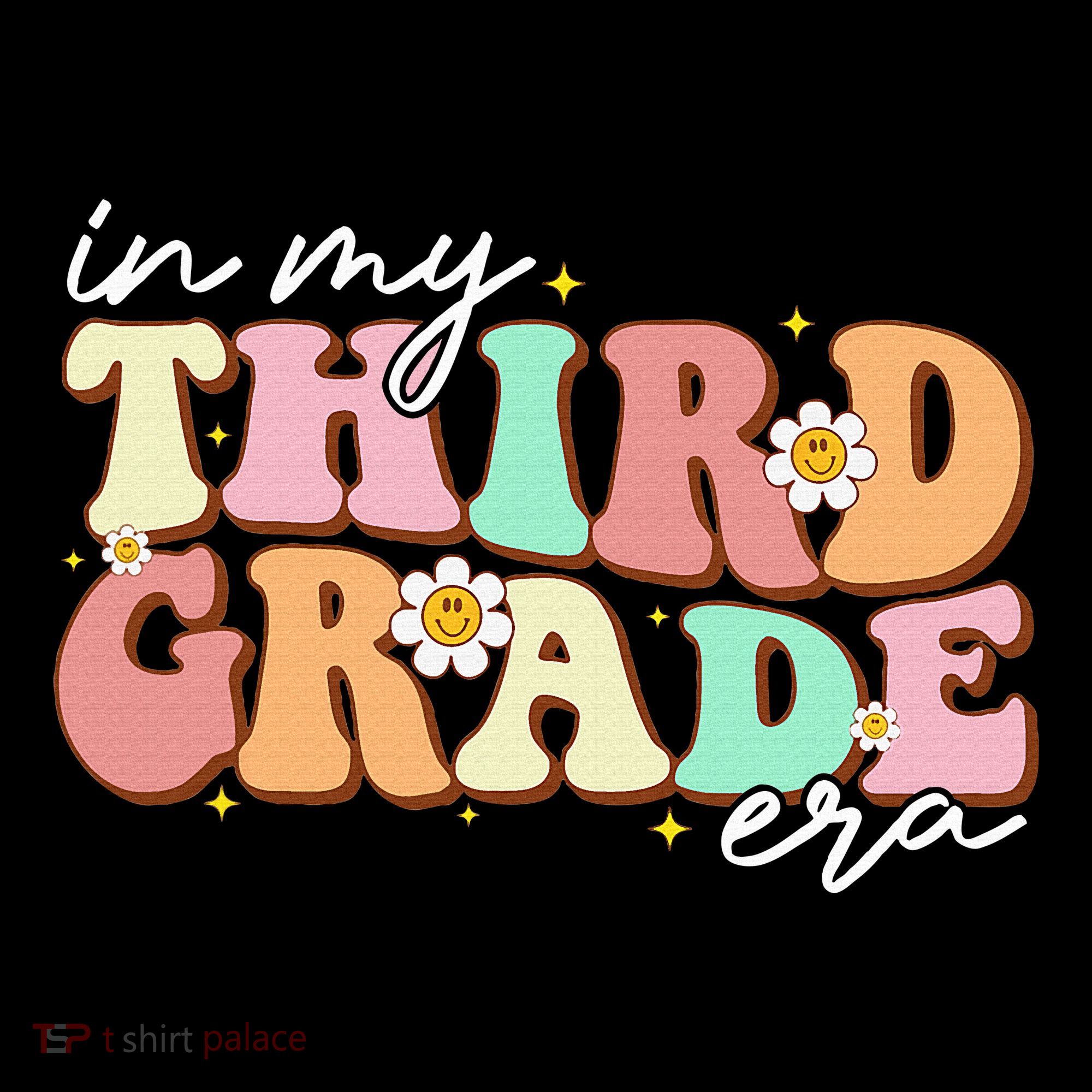 In My Third Grade Era Retro Back To School Teacher Student Women's Hoodie