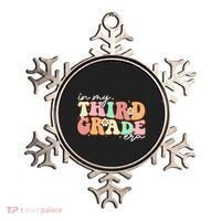In My Third Grade Era Retro Back To School Teacher Student Ornament thumb 0