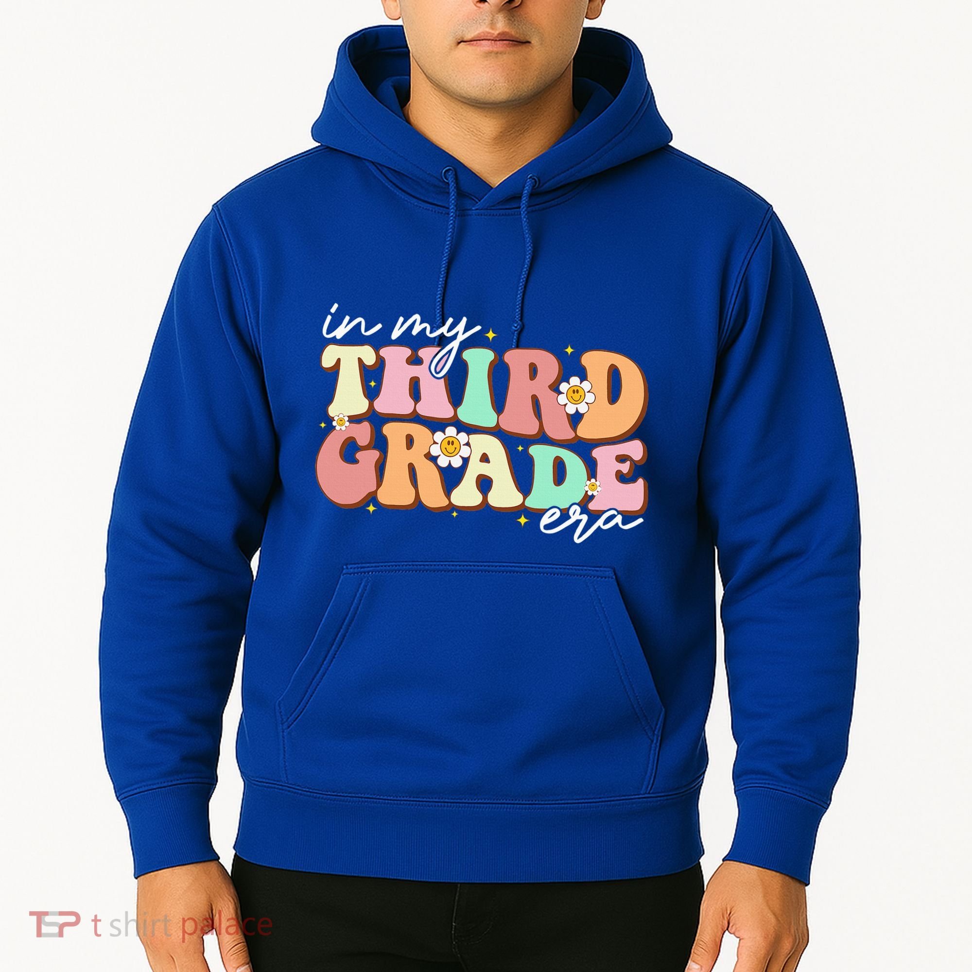 In My Third Grade Era Retro Back To School Teacher Student Hoodie