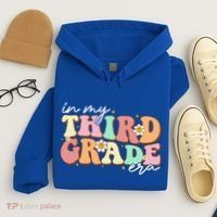 In My Third Grade Era Retro Back To School Teacher Student Hoodie thumb 4