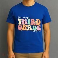 In My Third Grade Era Retro Back To School Teacher Student T-Shirt thumb 3