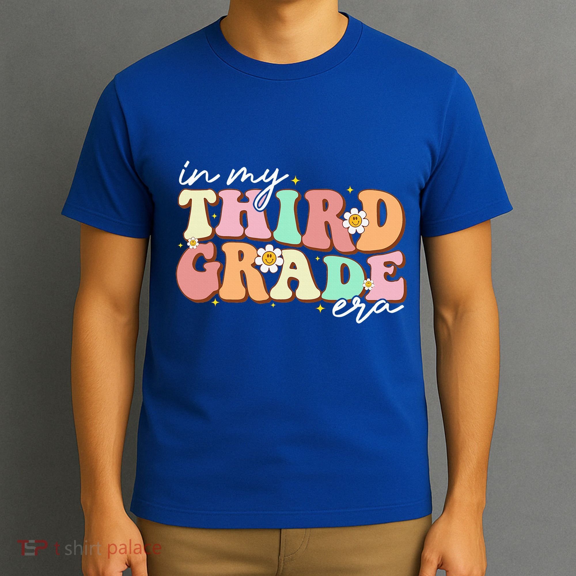 In My Third Grade Era Retro Back To School Teacher Student T-Shirt