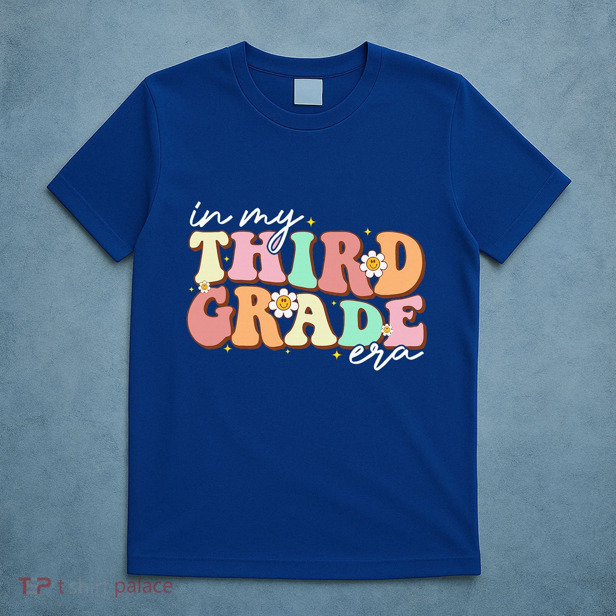 In My Third Grade Era Retro Back To School Teacher Student T-Shirt