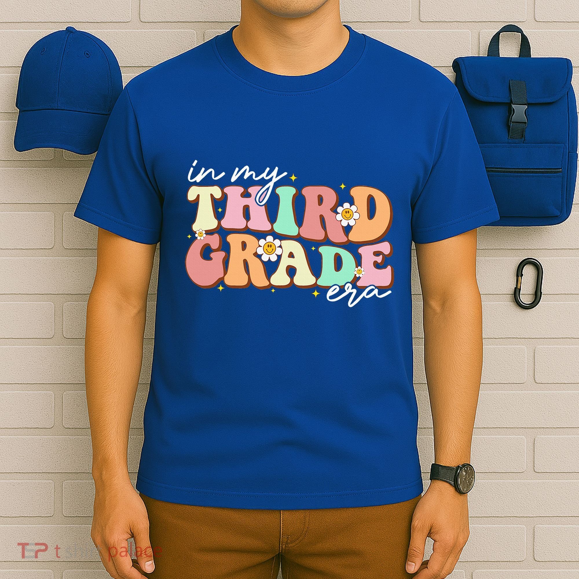 In My Third Grade Era Retro Back To School Teacher Student T-Shirt