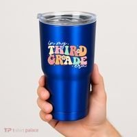 In My Third Grade Era Retro Back To School Teacher Student Tumbler thumb 2