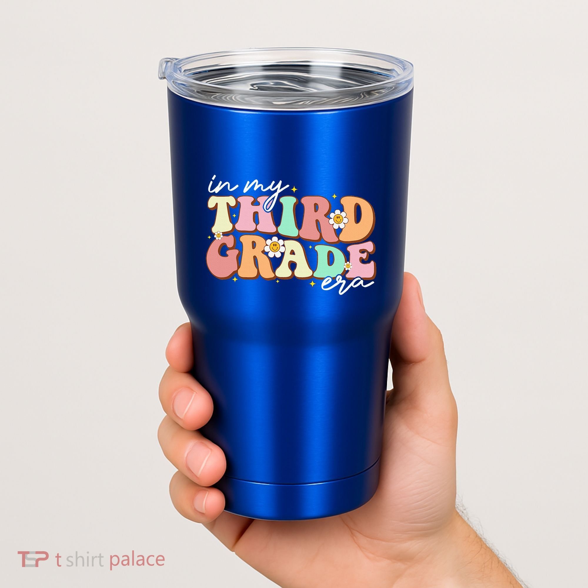 In My Third Grade Era Retro Back To School Teacher Student Tumbler