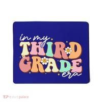 In My Third Grade Era Retro Back To School Teacher Student Mousepad thumb 0