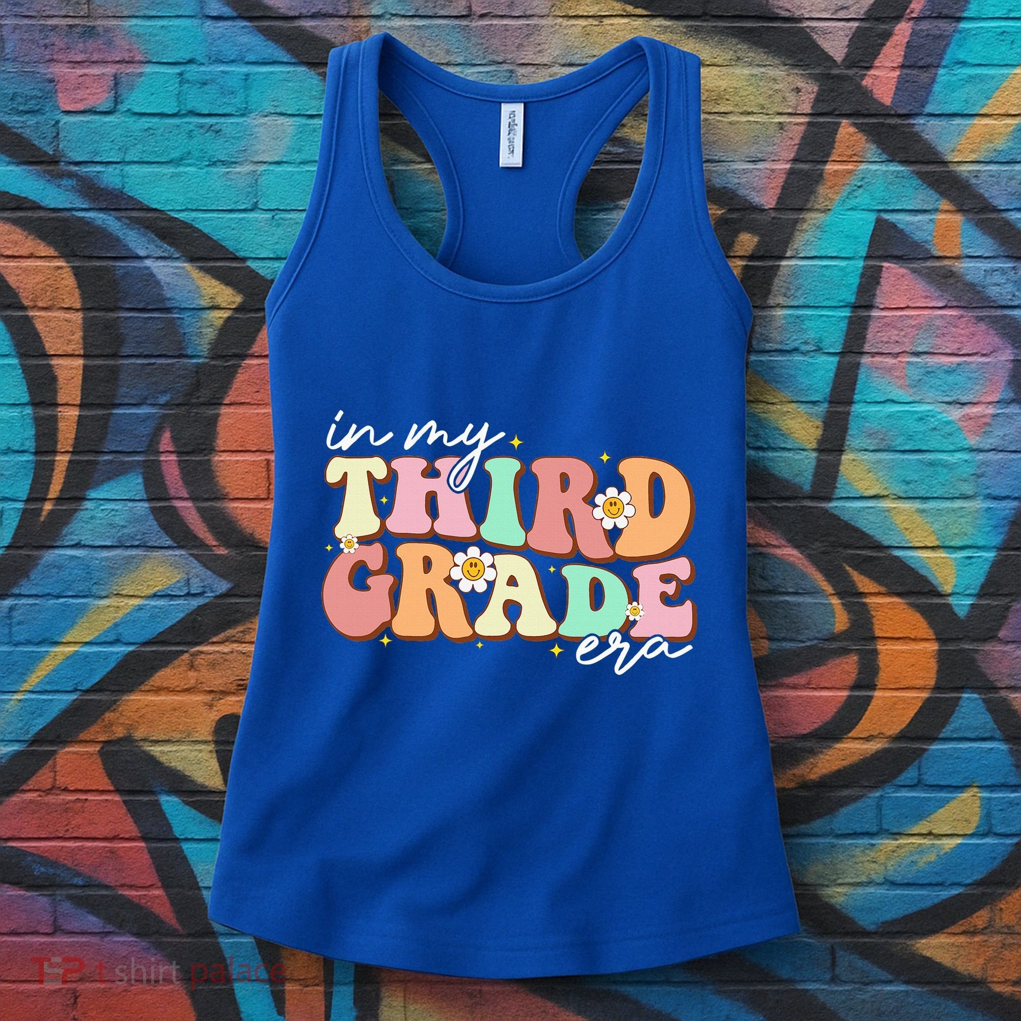 In My Third Grade Era Retro Back To School Teacher Student Women's Tank Top