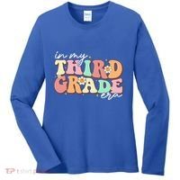 In My Third Grade Era Retro Back To School Teacher Student Women's Long Sleeve Shirt thumb 0