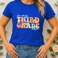 In My Third Grade Era Retro Back To School Teacher Student Women's T-Shirt thumb 2