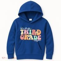 In My Third Grade Era Retro Back To School Teacher Student Kids Hoodie thumb 0