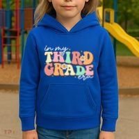 In My Third Grade Era Retro Back To School Teacher Student Kids Hoodie thumb 3
