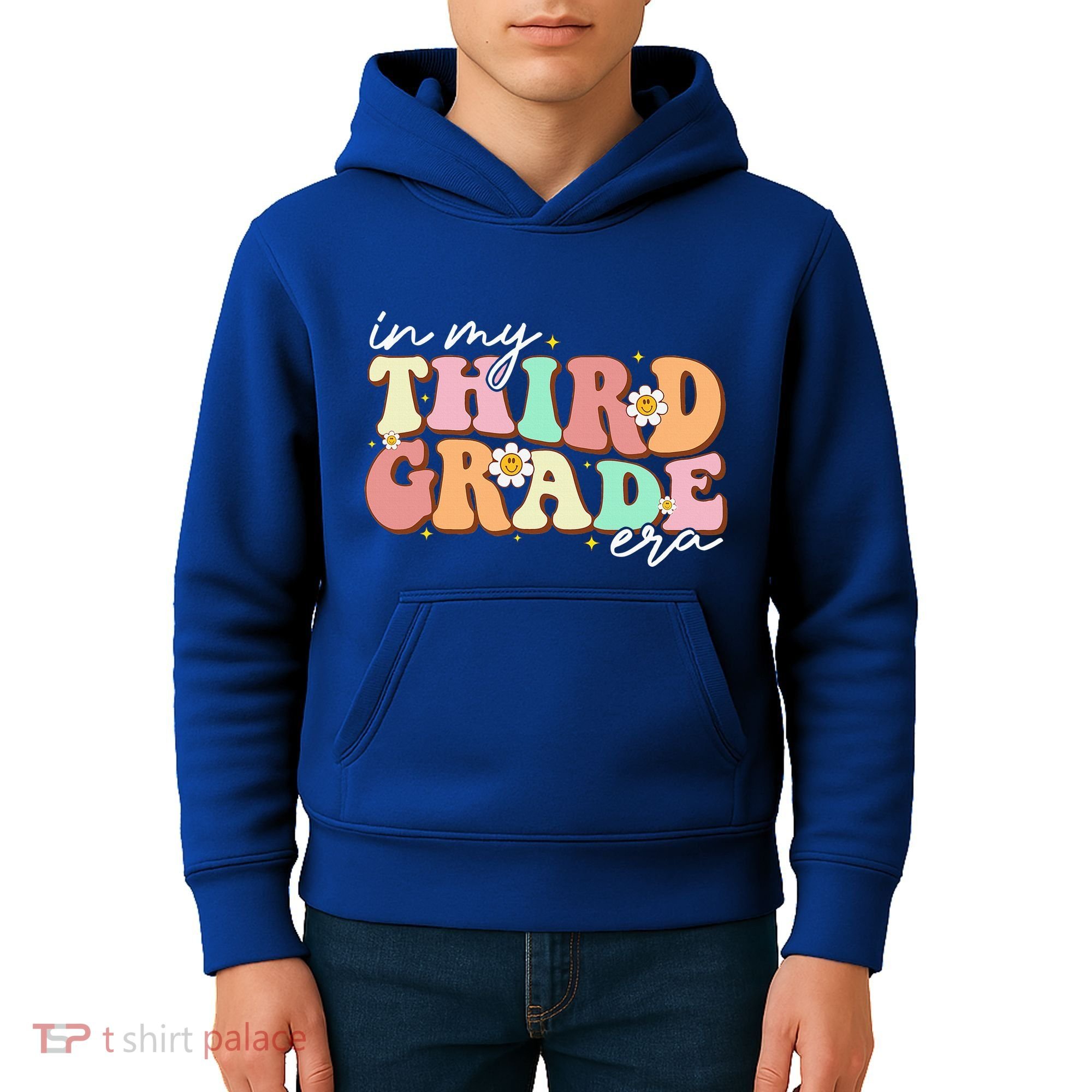 In My Third Grade Era Retro Back To School Teacher Student Kids Hoodie