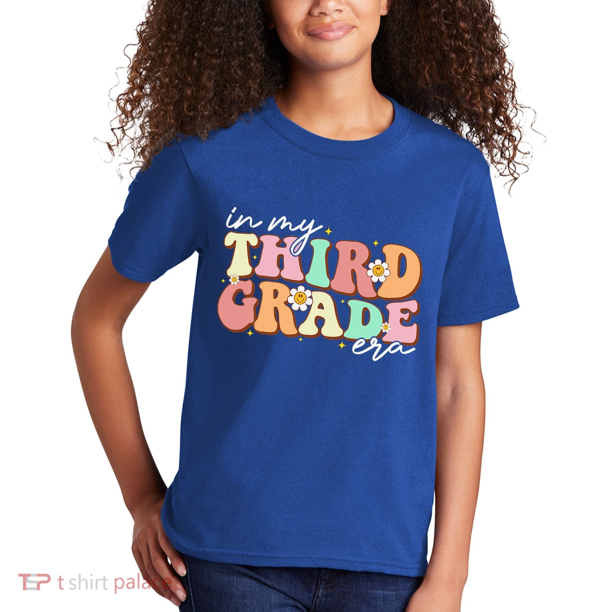 In My Third Grade Era Retro Back To School Teacher Student Kids T-Shirt