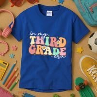 In My Third Grade Era Retro Back To School Teacher Student Kids T-Shirt thumb 3