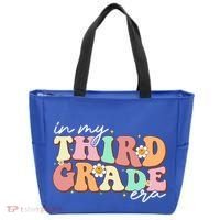 In My Third Grade Era Retro Back To School Teacher Student Tote Bag thumb 0