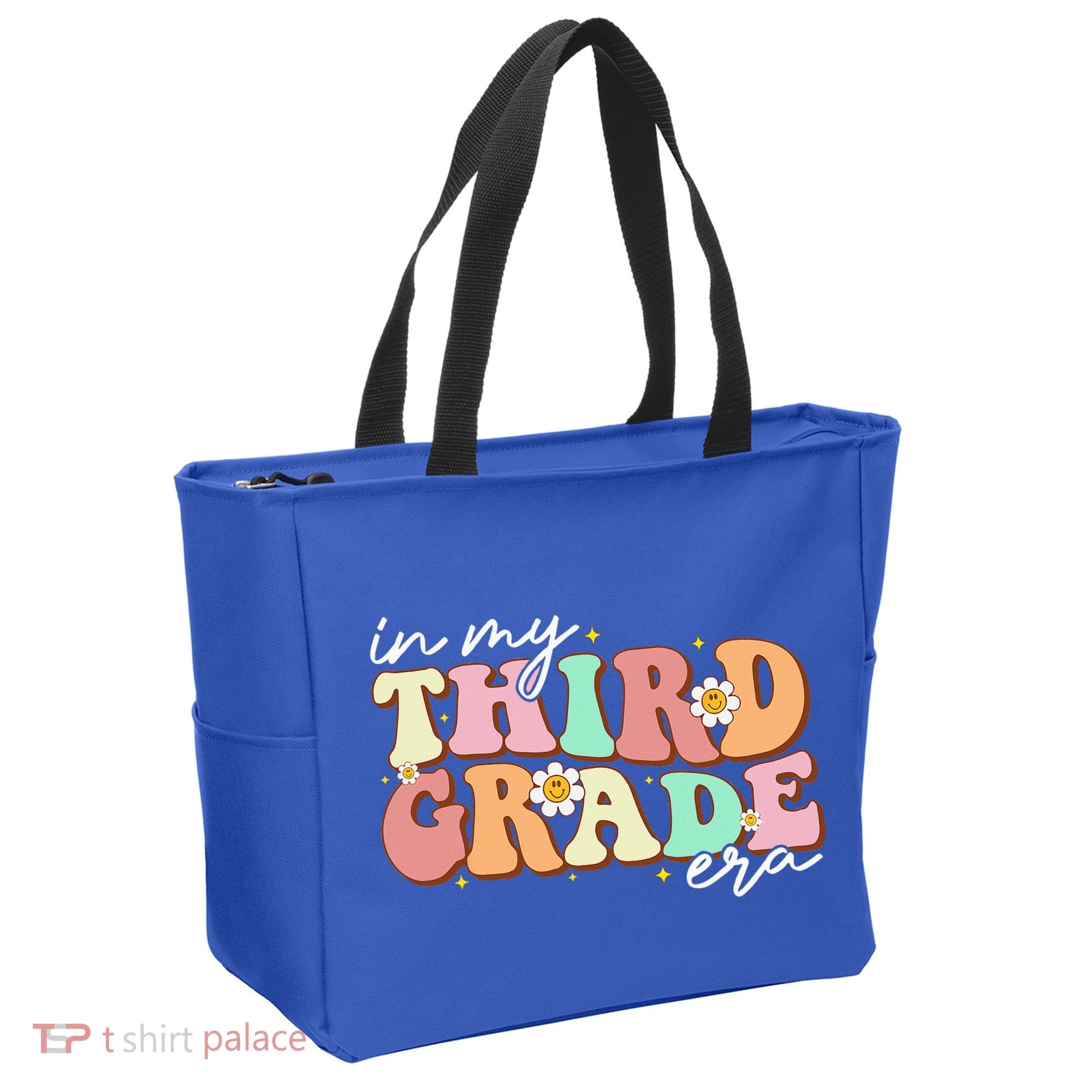 In My Third Grade Era Retro Back To School Teacher Student Tote Bag