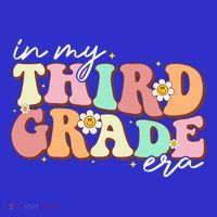In My Third Grade Era Retro Back To School Teacher Student Tote Bag thumb 4