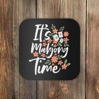 It's Mahjong Time Gambling Chinese Game Casino Player Coaster thumb 0
