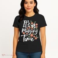 It's Mahjong Time Gambling Chinese Game Casino Player Women's T-Shirt thumb 4