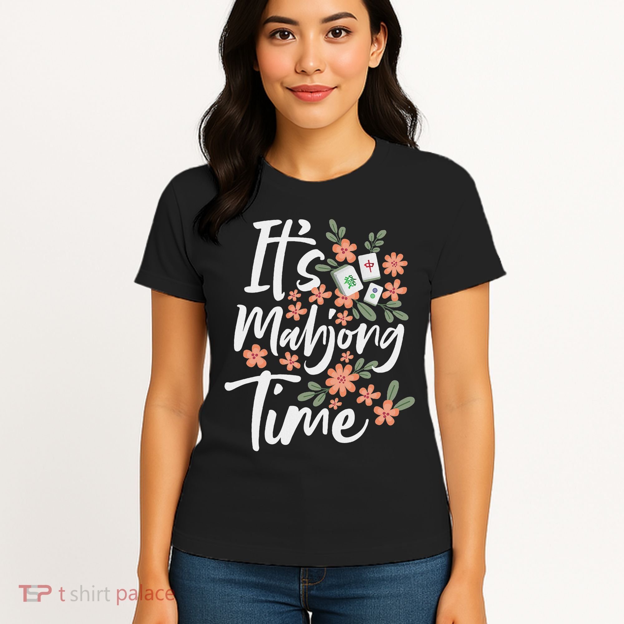 It's Mahjong Time Gambling Chinese Game Casino Player Women's T-Shirt