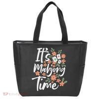 It's Mahjong Time Gambling Chinese Game Casino Player Tote Bag thumb 0