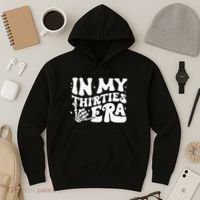 In My Thirties Era 30th Birthday Outfit Skeleton Hand Hoodie thumb 3