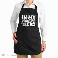 In My Thirties Era 30th Birthday Outfit Skeleton Hand Apron thumb 2
