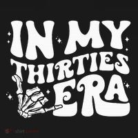 In My Thirties Era 30th Birthday Outfit Skeleton Hand Women's Hoodie thumb 2