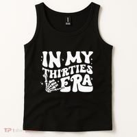 In My Thirties Era 30th Birthday Outfit Skeleton Hand Tank Top thumb 2
