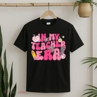 In My Teacher Era First Day Of School Back To School T-Shirt thumb 2