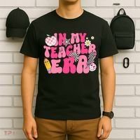 In My Teacher Era First Day Of School Back To School T-Shirt thumb 6