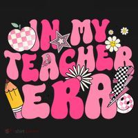 In My Teacher Era First Day Of School Back To School T-Shirt thumb 7