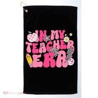 In My Teacher Era First Day Of School Back To School Golf Towel thumb 0