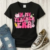 In My Teacher Era First Day Of School Back To School Women's T-Shirt thumb 3