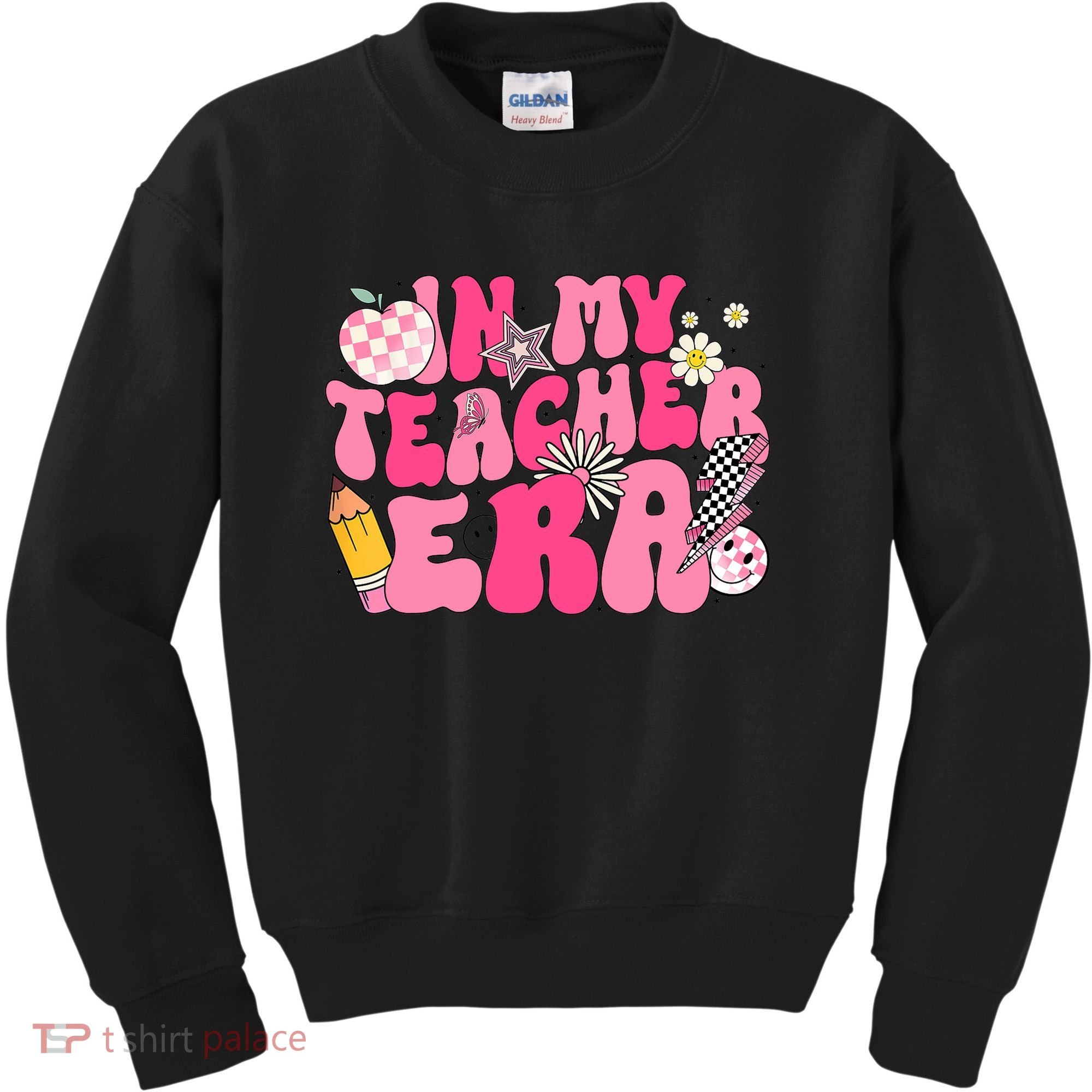 In My Teacher Era First Day Of School Back To School Kids Sweatshirt