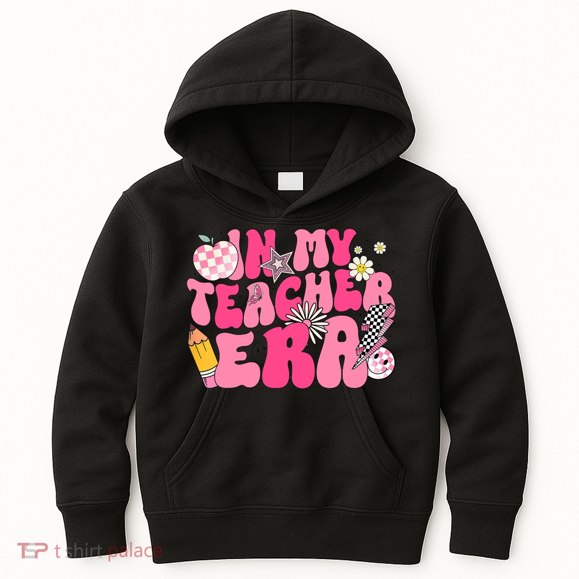 In My Teacher Era First Day Of School Back To School Kids Hoodie