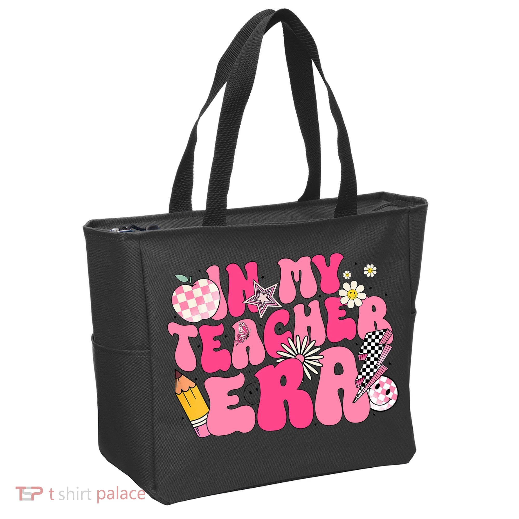 In My Teacher Era First Day Of School Back To School Tote Bag