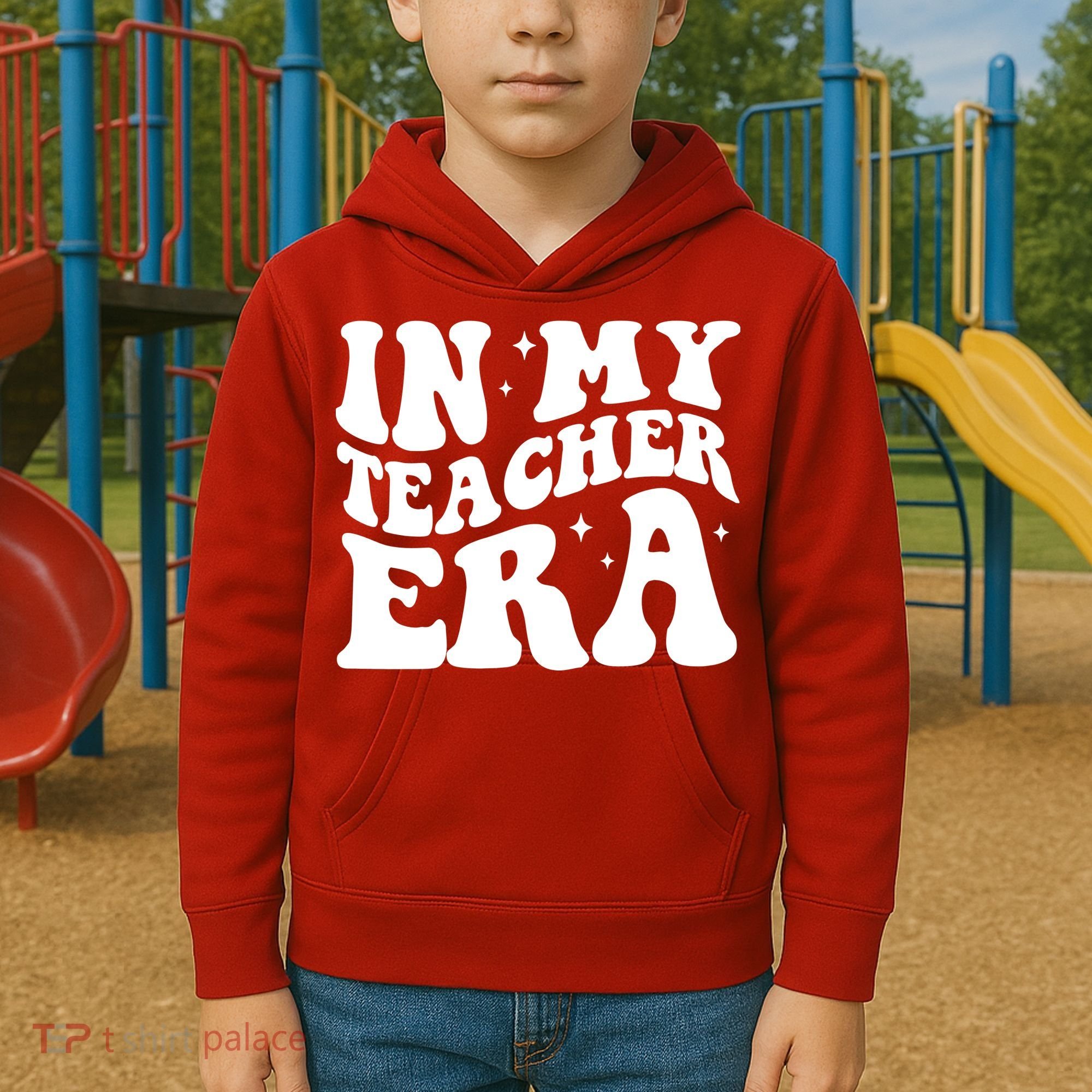 In My Teacher Era Kids Hoodie