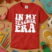 In My Teacher Era Kids T-Shirt thumb 3