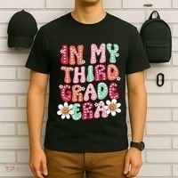 In My Third Grade Era 3rd Grade Girl Teacher Back To School T-Shirt thumb 6