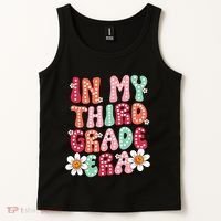 In My Third Grade Era 3rd Grade Girl Teacher Back To School Tank Top thumb 2
