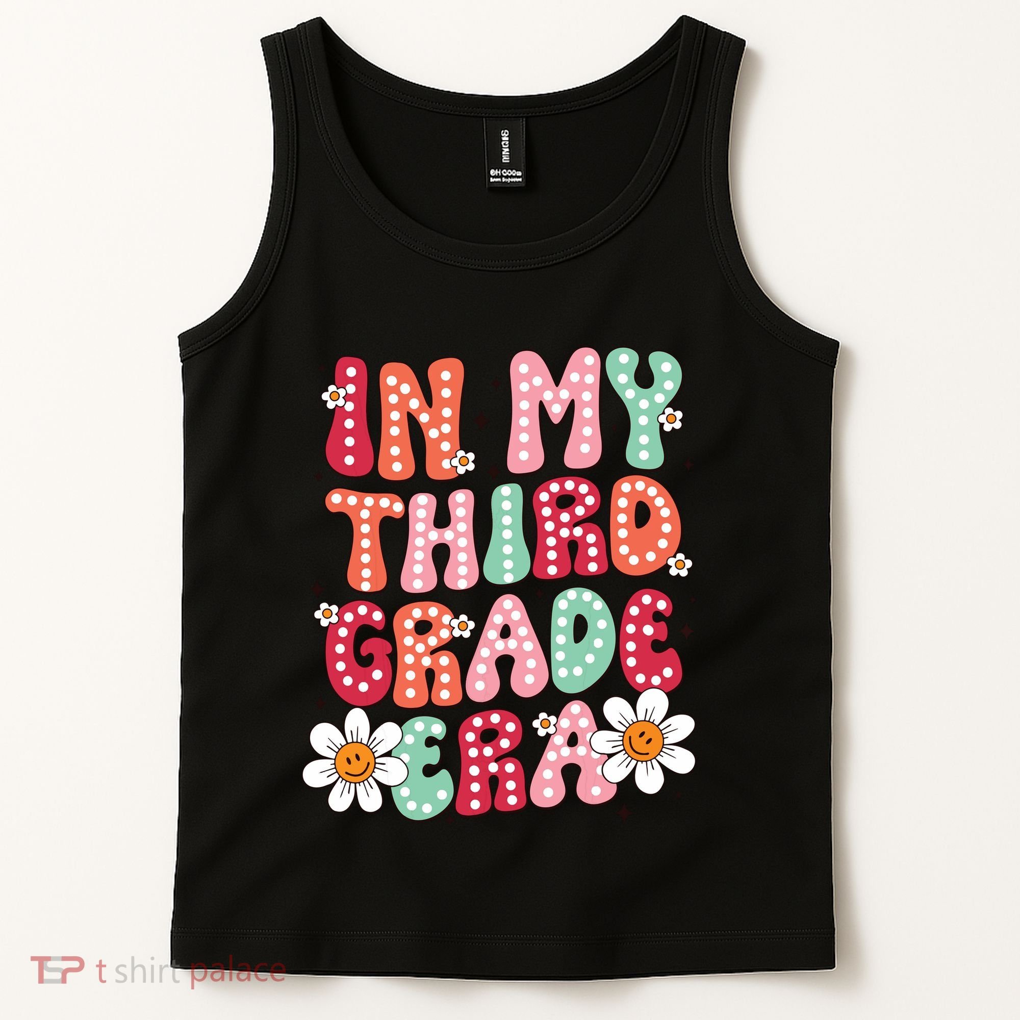 In My Third Grade Era 3rd Grade Girl Teacher Back To School Tank Top