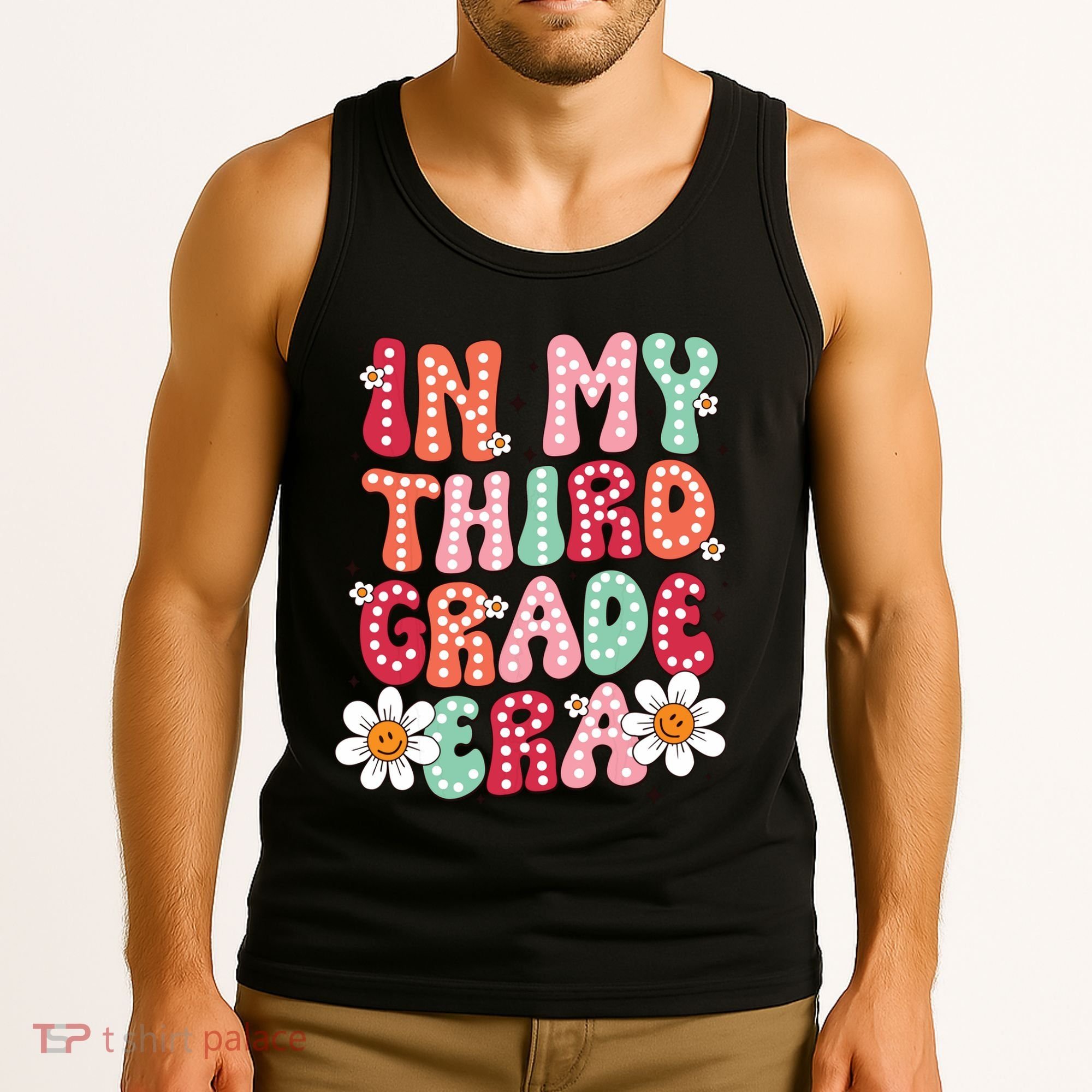 In My Third Grade Era 3rd Grade Girl Teacher Back To School Tank Top