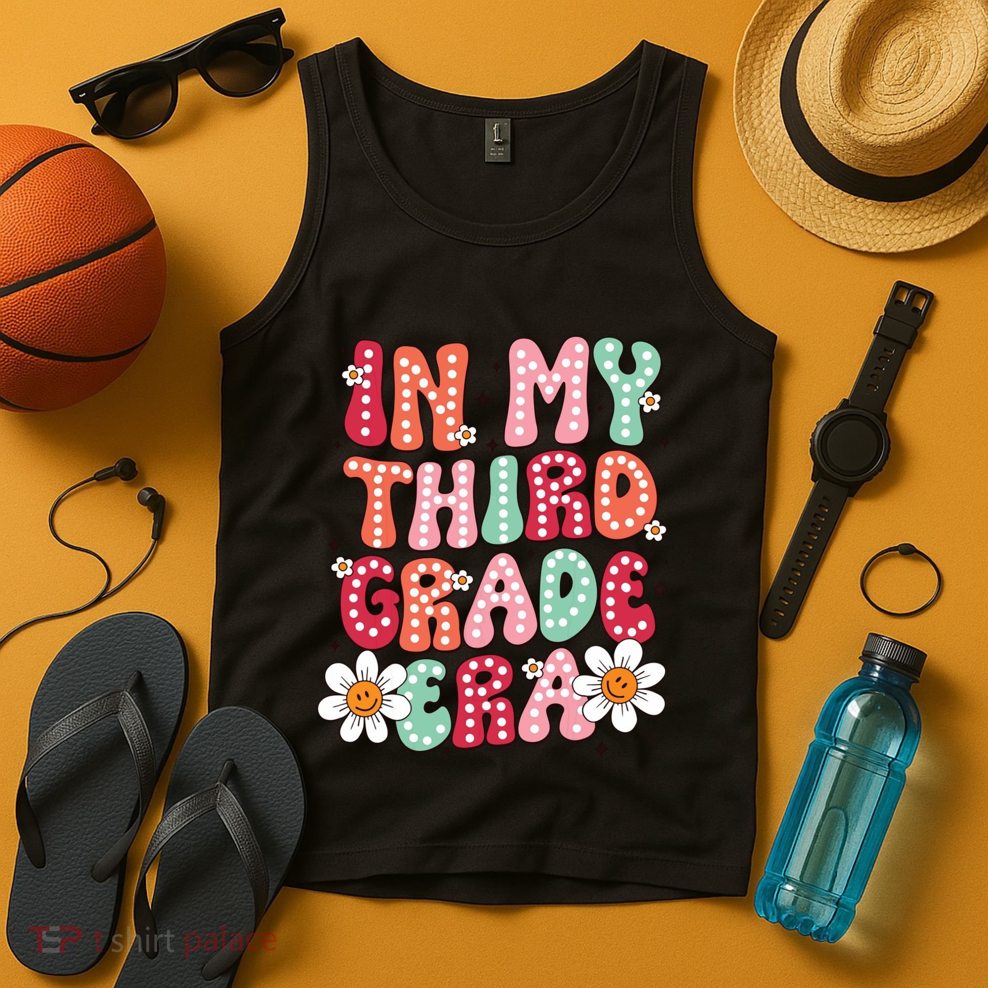 In My Third Grade Era 3rd Grade Girl Teacher Back To School Tank Top