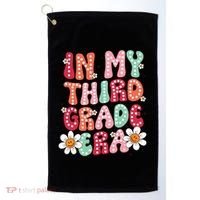 In My Third Grade Era 3rd Grade Girl Teacher Back To School Golf Towel thumb 0
