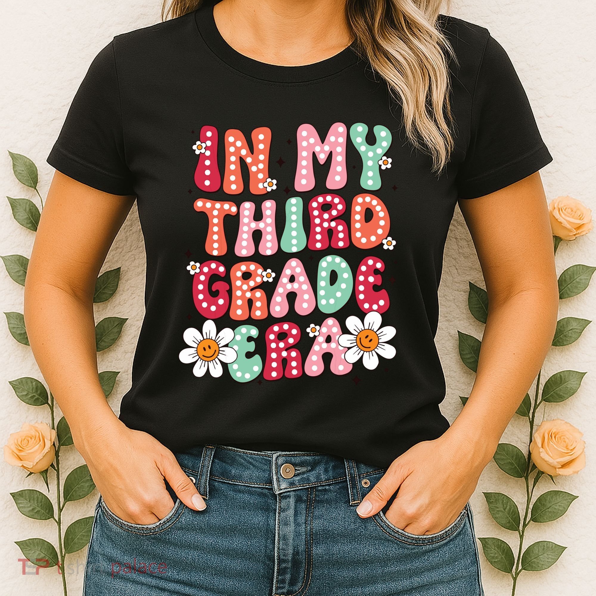 In My Third Grade Era 3rd Grade Girl Teacher Back To School Women's T-Shirt