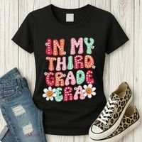 In My Third Grade Era 3rd Grade Girl Teacher Back To School Women's T-Shirt thumb 3