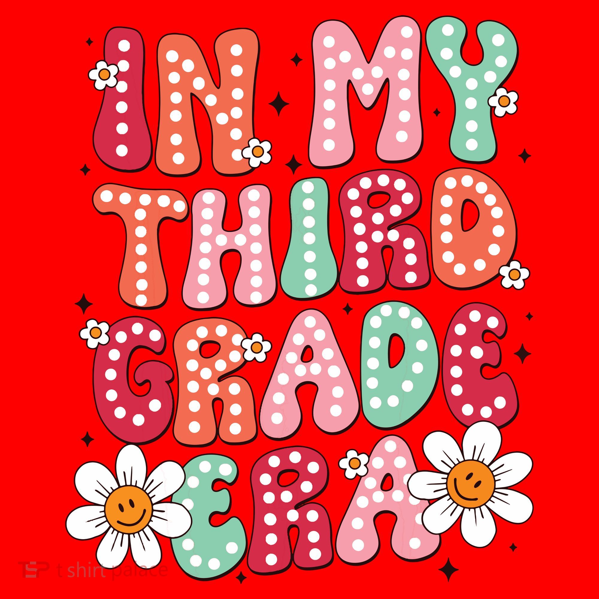 In My Third Grade Era 3rd Grade Girl Teacher Back To School Santa Hat